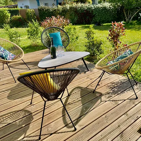 Appartement Cosy & Terrasse - Maison Des Chenes 64 בוקו